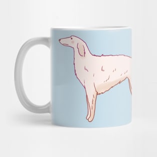 borzoi drawing Mug